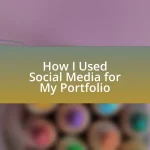 How I Used Social Media for My Portfolio