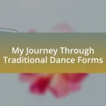 My Journey Through Traditional Dance Forms