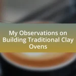 My Observations on Building Traditional Clay Ovens